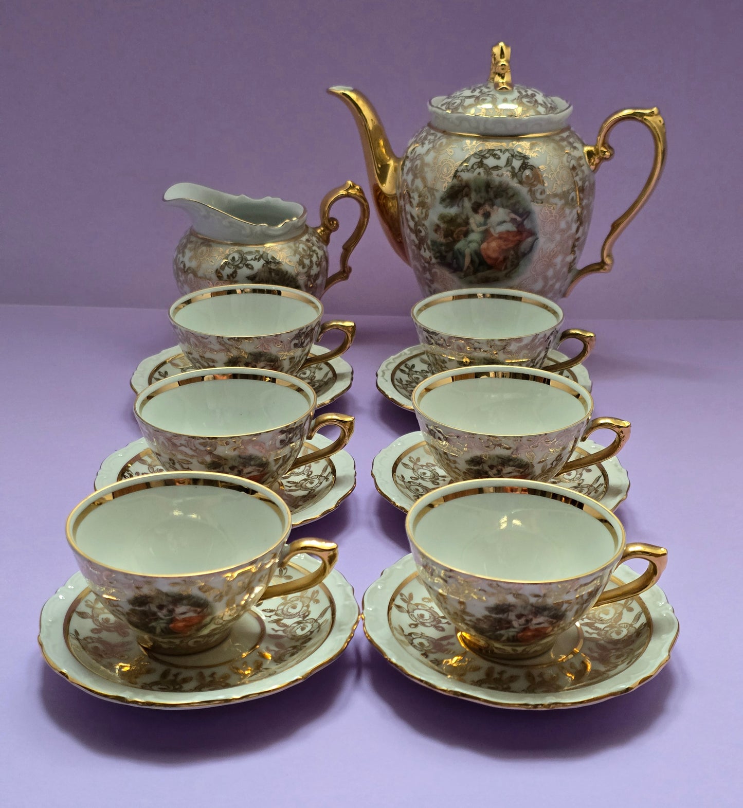 Kahla Gold Vintage Tea Set – 1970s Germany