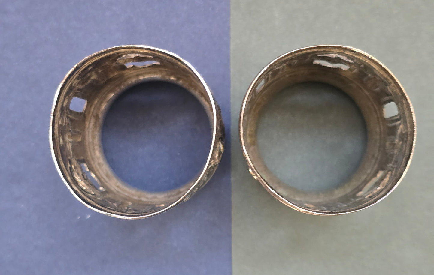 Pair of Dutch Silver-Plated Shot Glass Holders | Regina | Art Nouveau | c.1900