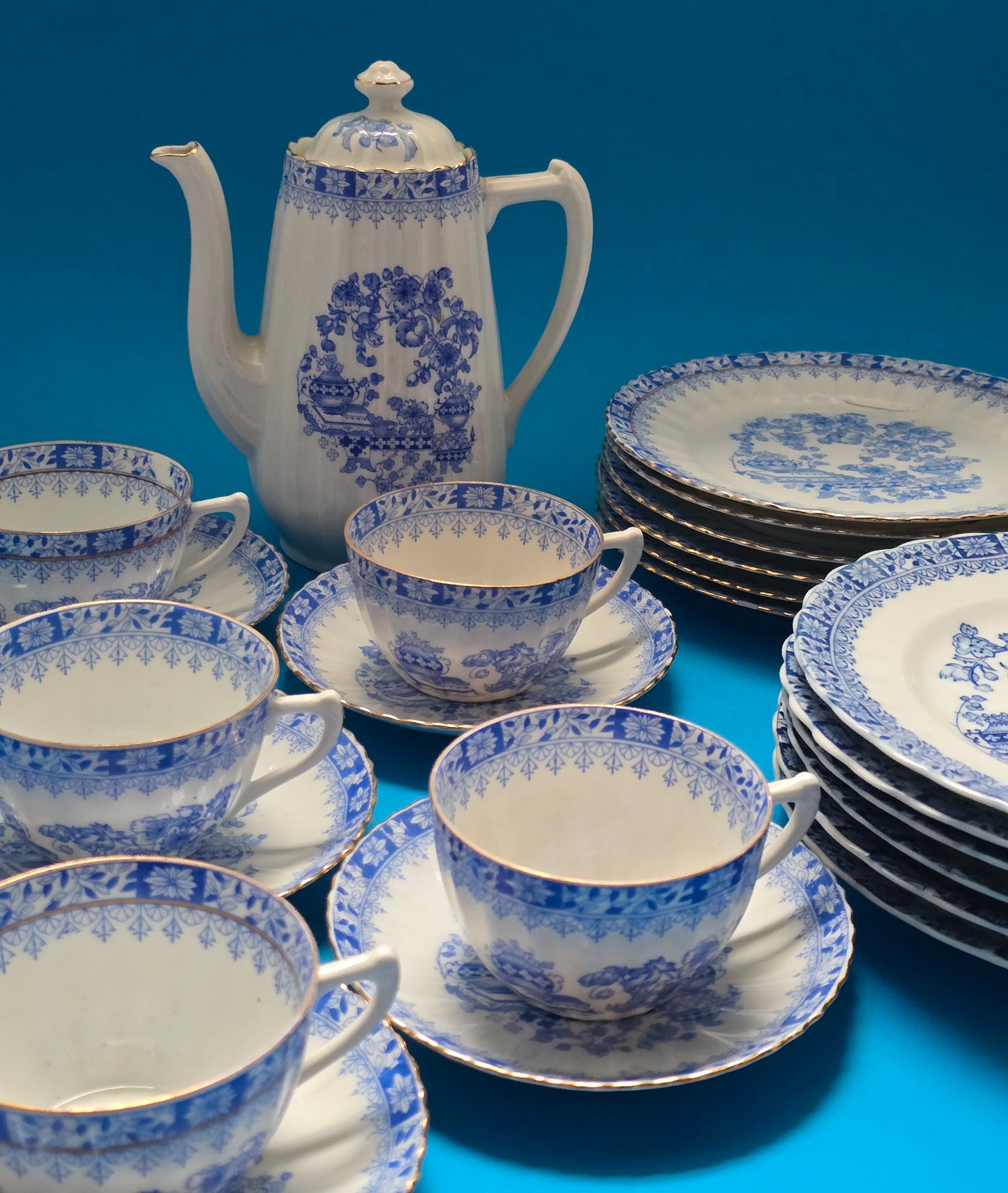 Chinablau German Porcelain Tableware – 1930s Bavaria