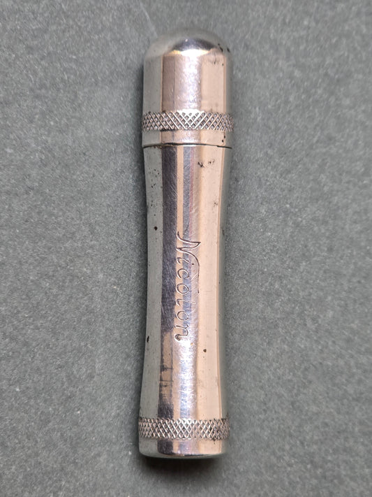 Nicolon Silver Pocket Inhaler, Swiss Patent, c.1920