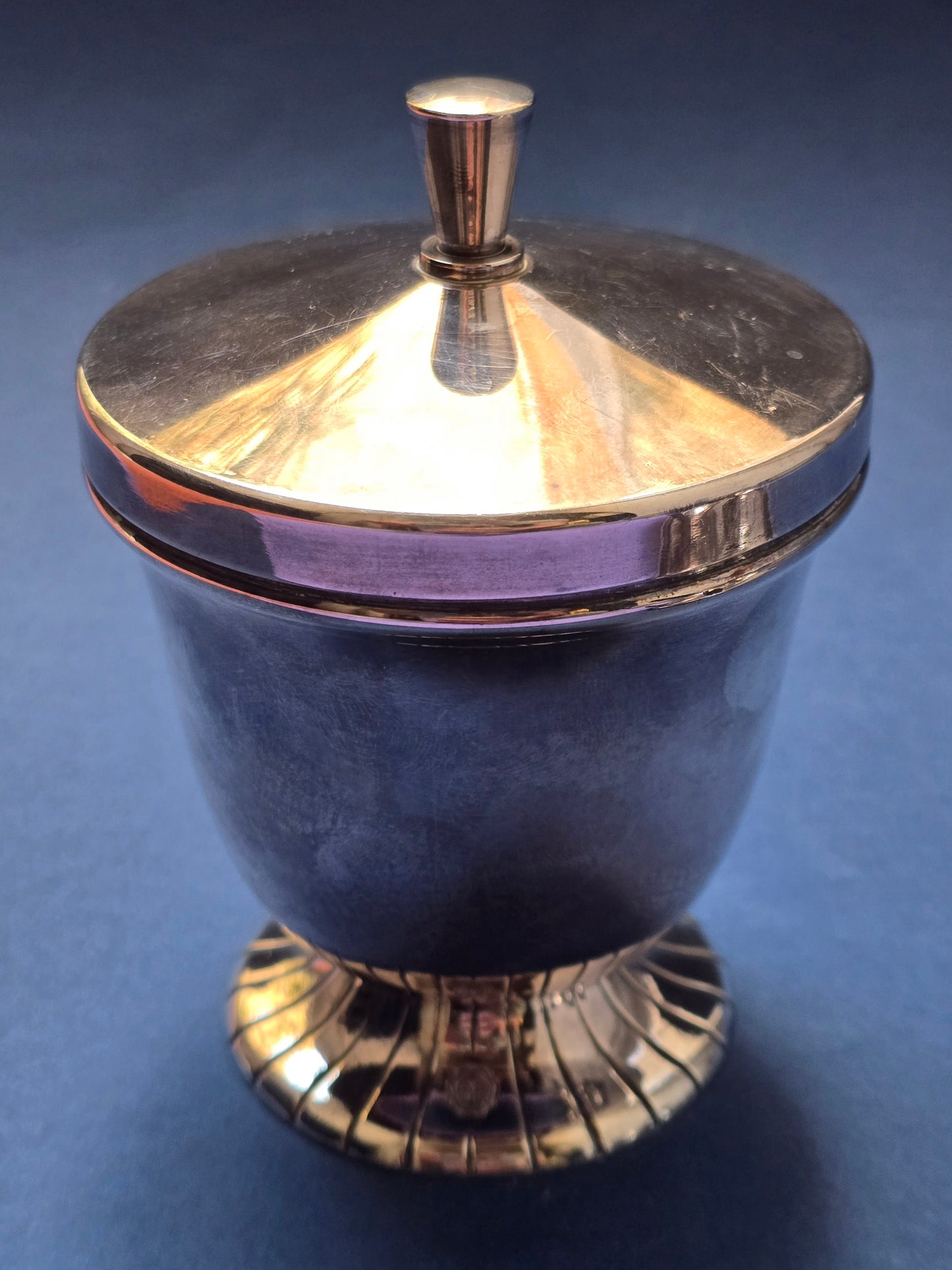 H. Hooijkaas Schoonhoven Silver-Plated Tea Set, Douwe Egberts, Paul Revere Style, c.1950s